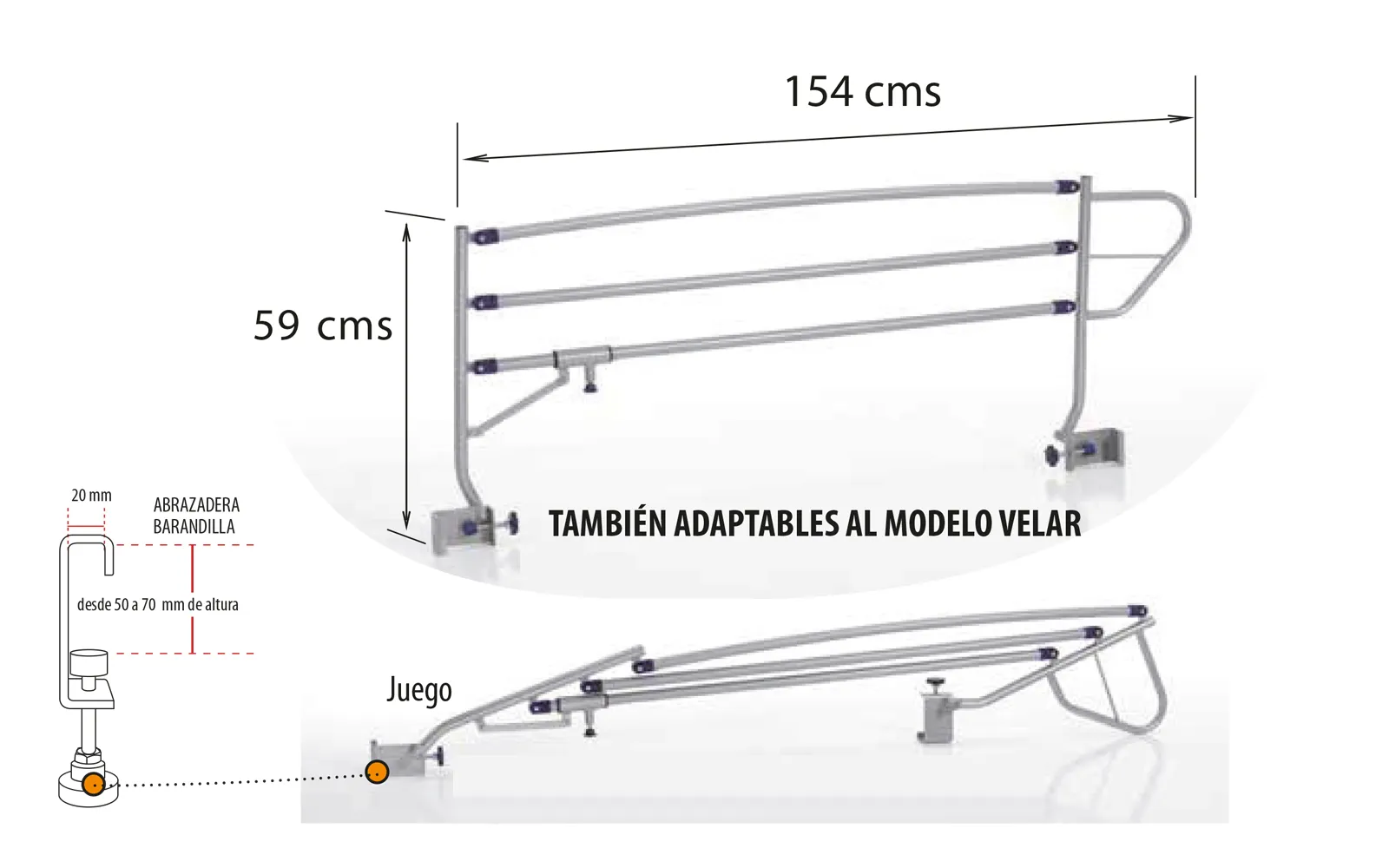 Evo Juego de Barandillas